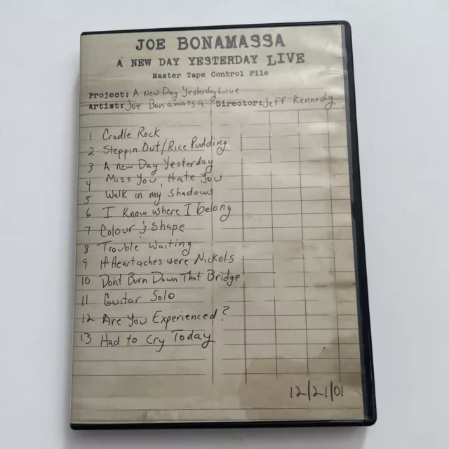 Joe Bonamassa: A New Day Yesterday - Live - DVD By Joe Bonamassa