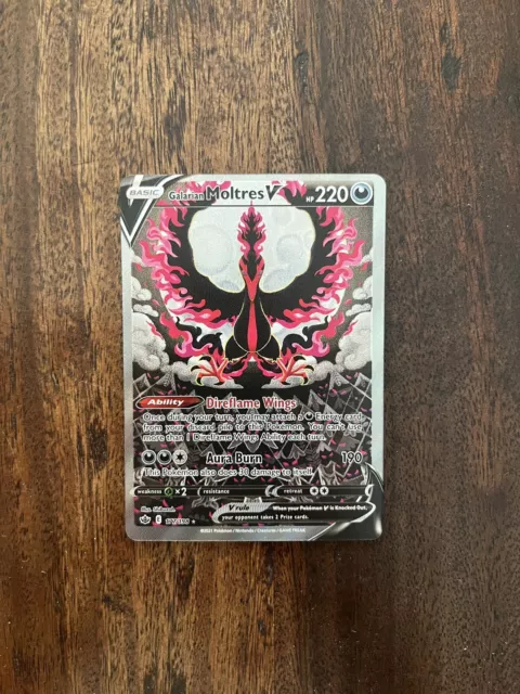 Galarian Moltres V (Alternate Full Art) - SWSH06: Chilling Reign - Pokemon