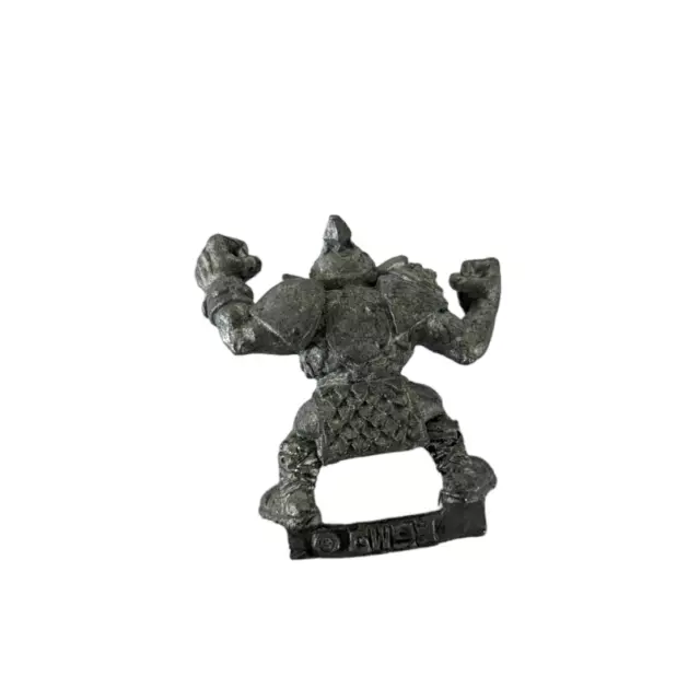 Warhammer Bloodbowl Orc Lineman Metal Stripped OOP