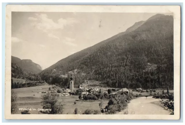 c1940's Pounds in the Upper Inn Valley Tyrol Austria RPPC Photo Postcard