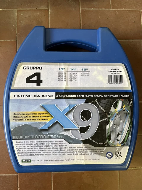 SMC Catene Da Neve Omologate Ö-Norm TUV 9mm - Compatibili Con Pneumatici 215/65 R16 - Gruppo 120 - Foto 4