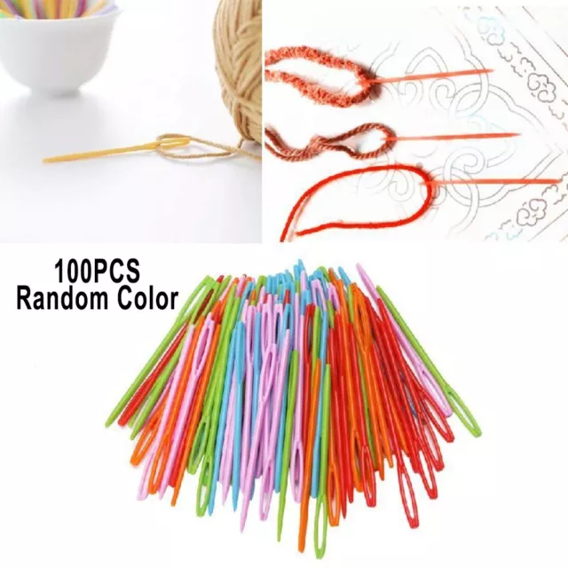 Crafty Plastic Sewing Needles Ideal for Tapestry and Needlework Projects