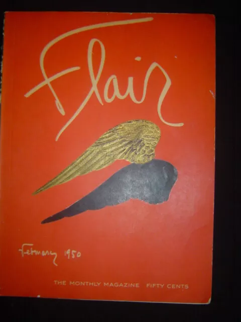 FLAIR 1ST ISSUE 1950 Fleur Cowles Lucian Freud,Jean Cocteau booklet within FLAIR 1ST ISSUE 1950 Fleur Cowles Lucian Freud,Jean Cocteau booklet within