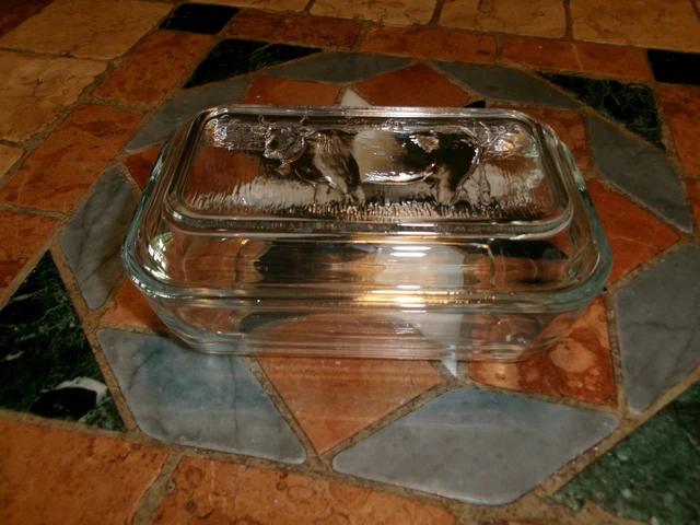 TRÈS JOLI BEURRIER en verre ancien EUR 20,00 - FR