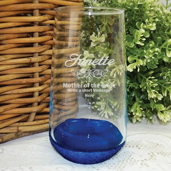 Mother Of The Bride Engraved Personalised Glass Tumbler |Gift Bridal Party We...
