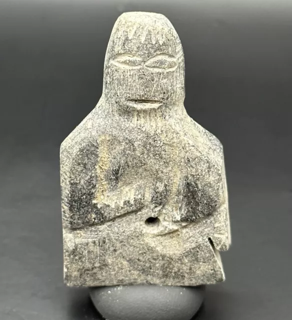 Very Old Ancient Bactrian Rare Praying Man Figure