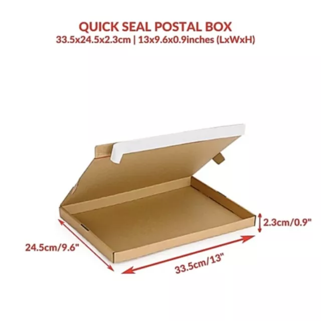 Royal Mail Quick Seal Small Parcel Postal Boxes
