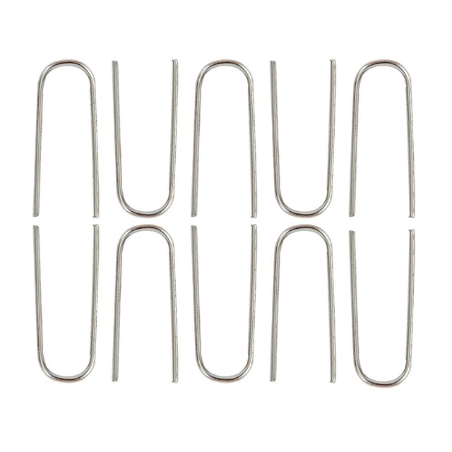 50/100/200 pz filo nicromatico 0,79x0,24 pollici ornamento appeso a U - anelli salto ganci
