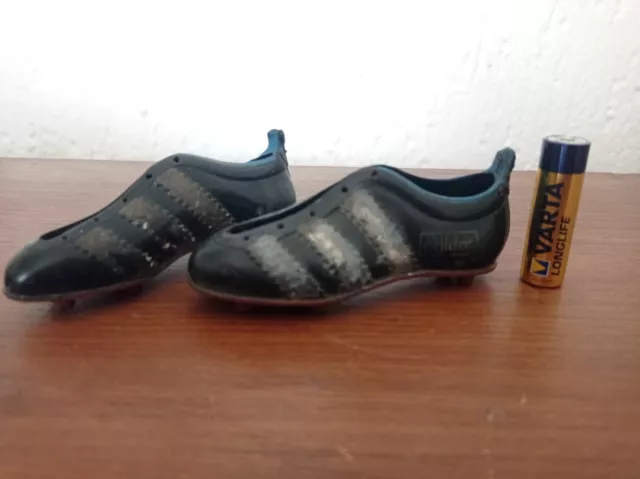 Mini Adidas football shoes trefoil logo vtg keychain car mirror