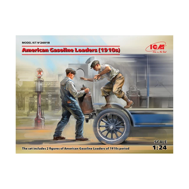 ICM Historical Model 1/24 American Gasoline Loaders (1910s) New