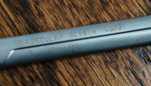 Ciseaux De Dissection Incurvés Aesculap Bc581R -4G0B1 Inox Chirurgical 8 1/2" 2