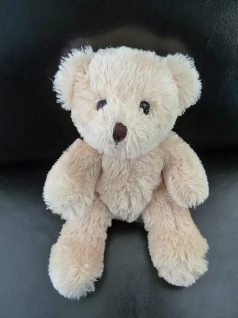 J4. DOUDOU PELUCHE BABY NAT babynat'  OURS ECRU BEIGE CLAIR 21 CMS -  TBE