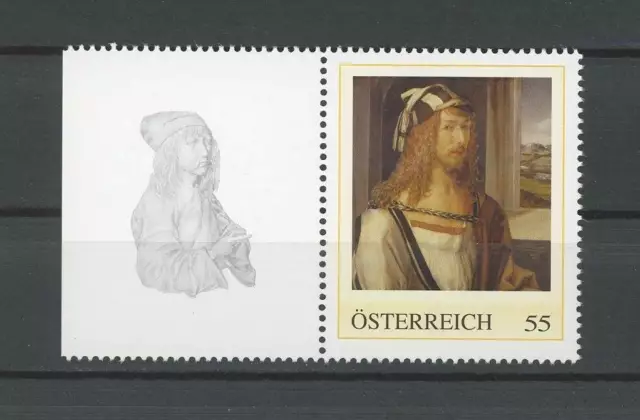 ÖSTERREICH PM KUNST ALBRECHT DÜRER ART postfrisch ** MNH RARE!!