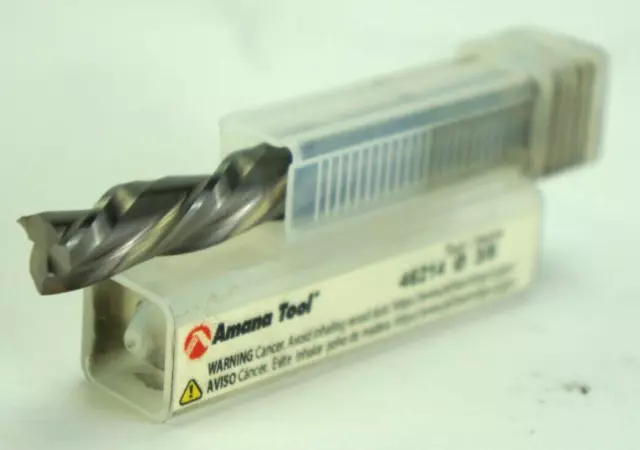 Amana 46214 Carbide Spiral Plunge 3/8 x 1-1/4 Router Bit 3/8 Shank Down-Cut