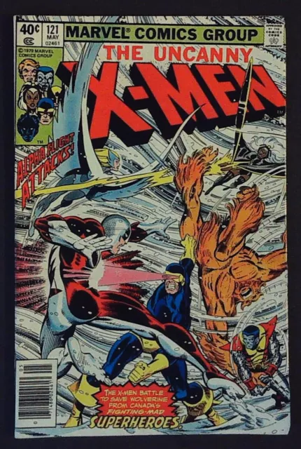 X-MEN (1979) #121 - 1st Full App Alpha Flight - FN/VFN- (7.0) - Back Issue