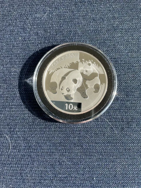 2008 Chinese Panda  1 oz. SILVER (10 YUAN) COIN