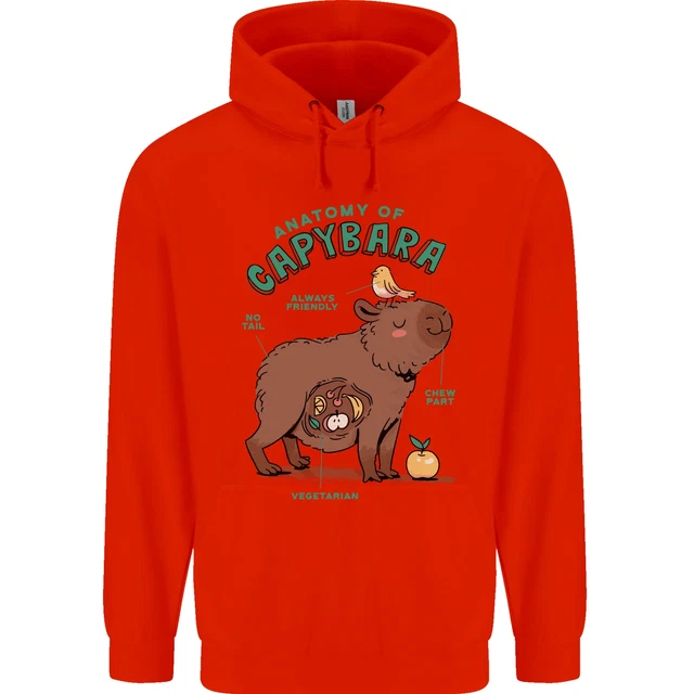 Sweat à Capuche Capybara Gamer Drôle | Design Capybara Et Jeux Vidéo | Pour Garçons, Filles, Fans De Capybaras Et De Gaming