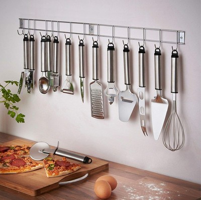 colore argento Pceewtyt Set di portauovo in acciaio inox con uova sode e supporto per utensili da cucina 