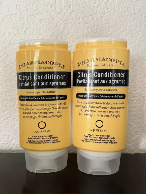 Set of 2 Pharmacopia Natural Citrus Conditioner 12.17fl oz