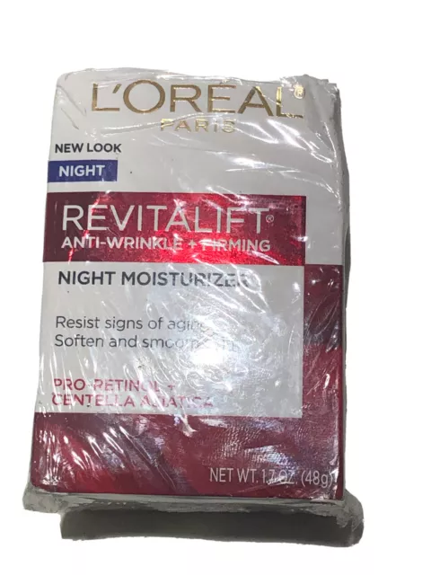 Loreal Revitalift Anti-wrinkle Firming Night Moisturizer 1.7 ounce Free Shipping