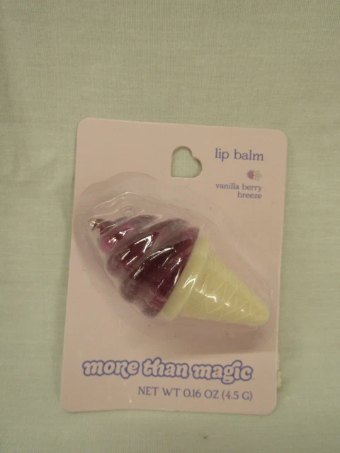 More Than Magic  Ice Cream Lip Balm  Vanilla Berry Breeze