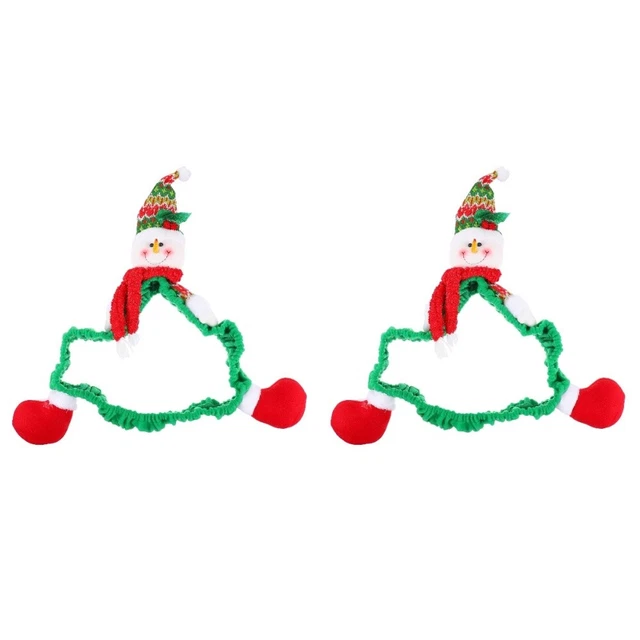 2 stücke Weihnachtscomputer Monitor Protector Elastic Computer Monitor