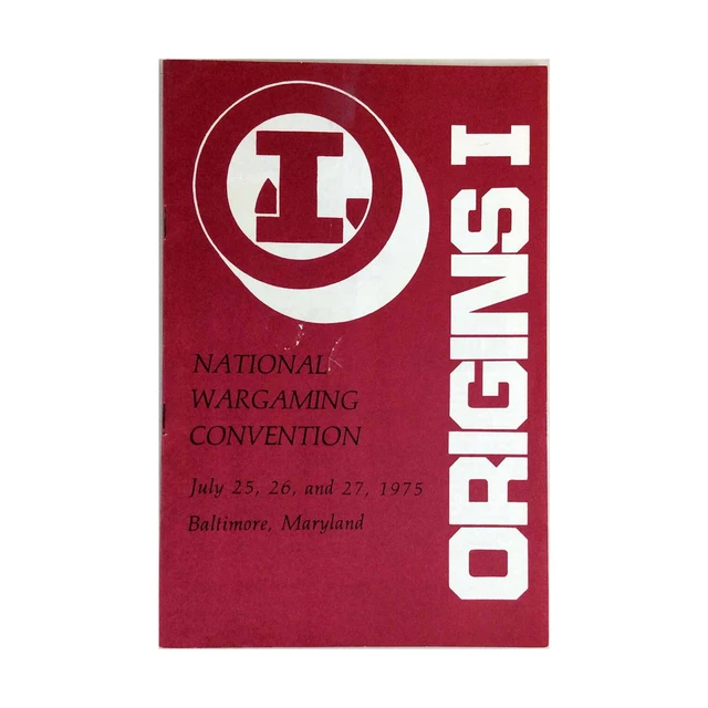 TSR Origins 1975 Origins I Program VG