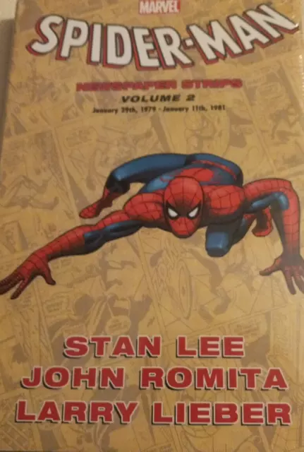 Spider-Man Newspaper Strips Vol 2 HC sealed hardcover new OoP stan lee romita