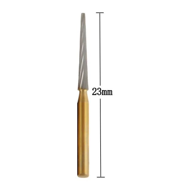 10pcs Dental Orthodontic Carbide Burs Debonding Finishing Tapper FG 8104