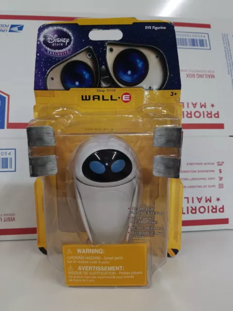 Wall E Disney Store Exclusive Pixar Eve Figurine Mini Robot 1263-B Wall-e