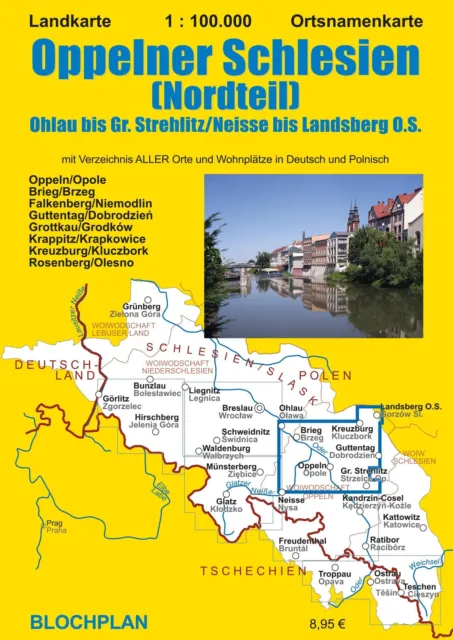 Landkarte Oppelner Schlesien (Nordteil) 1:100 000 | Dirk Bloch | (Land-)Karte