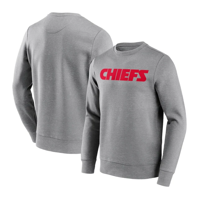 Kansas City Chiefs Sweatshirt (Size L) Men's NFL Wordmark Logo Sweat - New