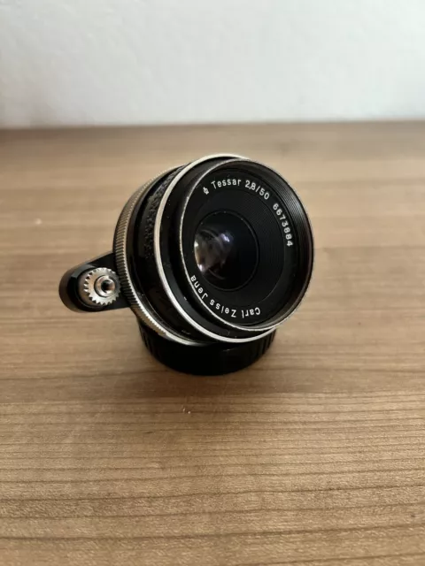 Carl Zeiss Tessar 50mm 1:2.8 exakte exa Lens objektiv