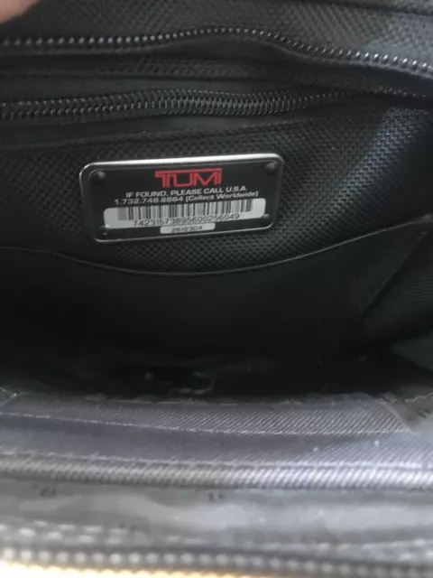 TUMI Alpha 26103D4 Expandable Deluxe Wheeled Black Ballistic Nylon Briefcase 4
