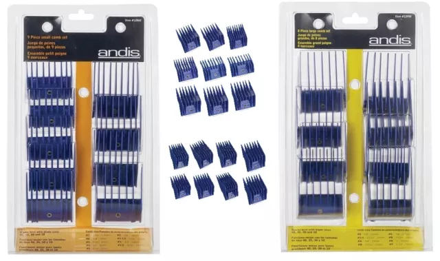 Andis Azul Broche Esquiladora Peines para Perros Cuidado Del Erro Tools Closeout