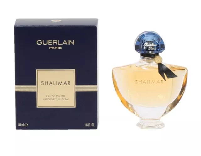 Guerlain Paris Shalimar Eau De Parfum Spray Perfume, 1.6 Oz / 50 mL, New In Box