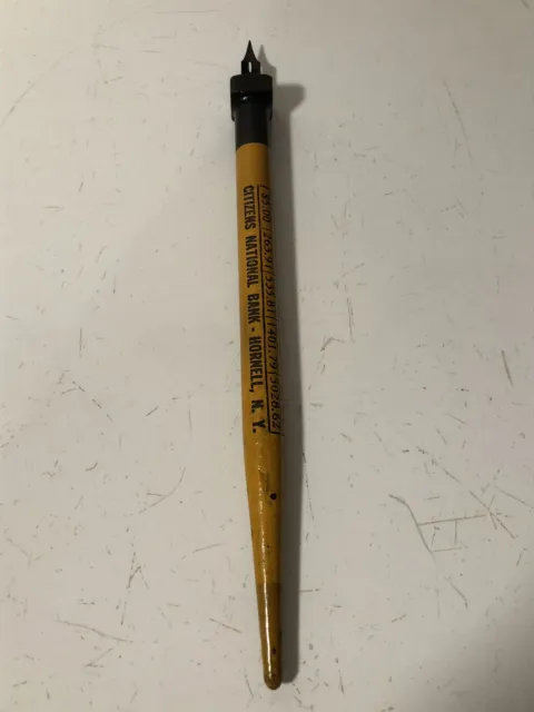 Antique Citizen’s National Bank Hornell NY Advertising Dip Pen