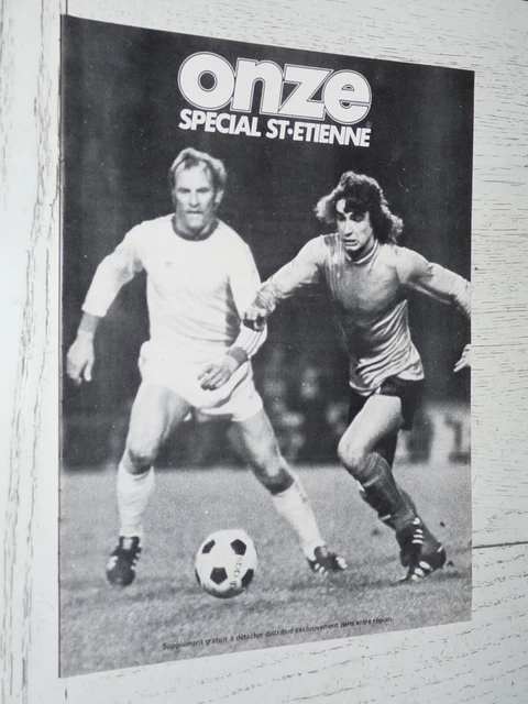 Saint-Etienne équipe type 1976 par saillier