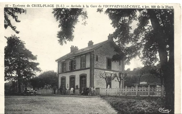 Arrivée à la Gare de Touffreville - Criel