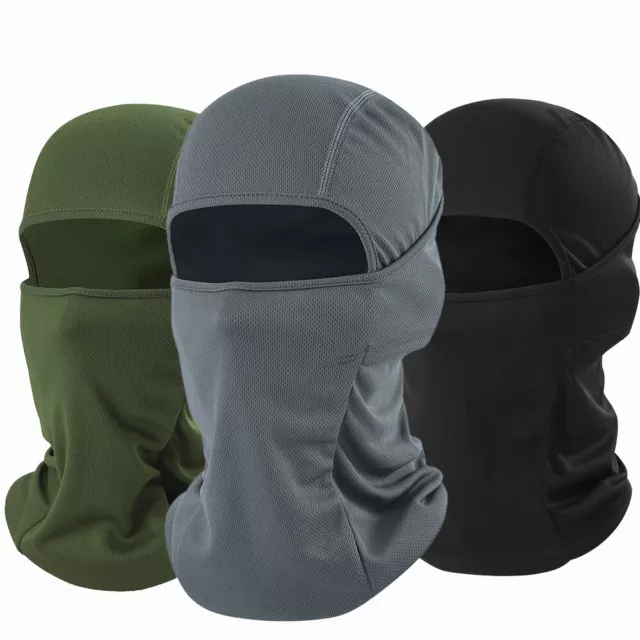 1-3 Balaclava Face Mask UV Protection Sun Hood Tactical Full Masks for Men Women