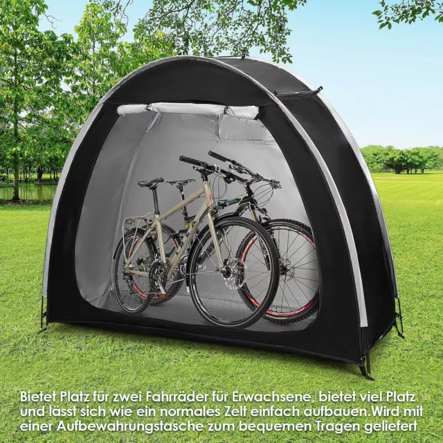 DMS® FAHRRADZELT FAHRRAD Garage Camping Vorrat Lagerzelt Garten Geräte Zelt  190T EUR 49,90 - PicClick DE