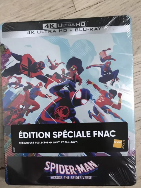 Steelbook Spider-man Across Spider Verse FNAC NEUF BLISTER 4k Ultra HD Blu-ray