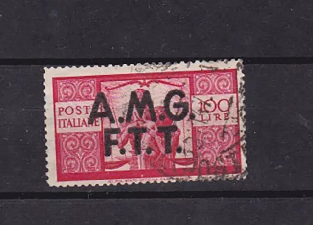 trieste 1947 zone A Sc 14 used    l1872