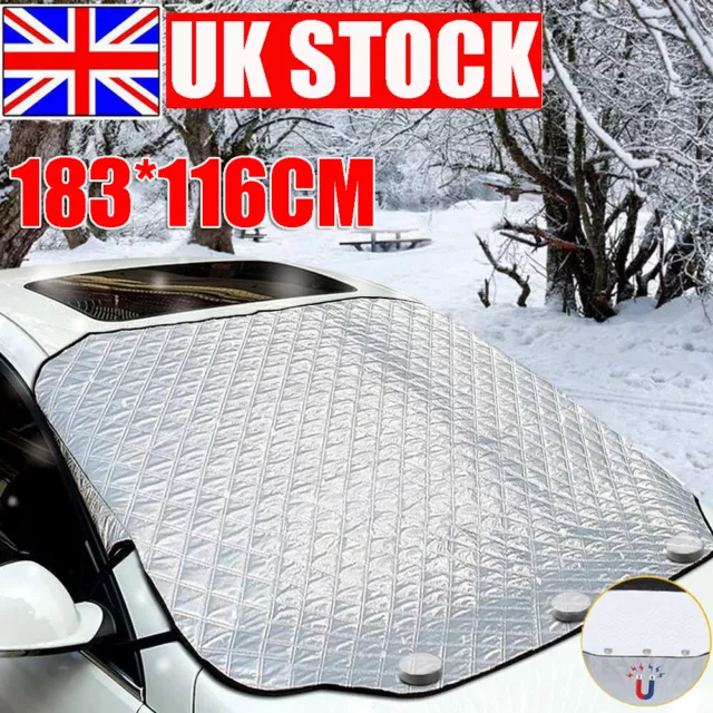 Windscreen Cover Magnetic Car Window Screen Frost Ice Large Snow Dust Protector