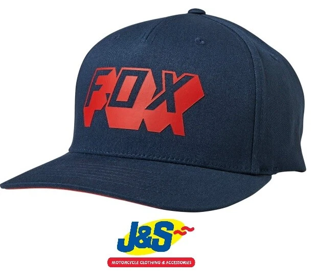 FOX RACING BNKZ Flexfit Hat Baseball Cap Motocross BMX MX Midnight