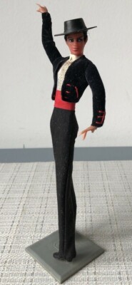 vintage male Spanish flamenco dancer souvenir doll
