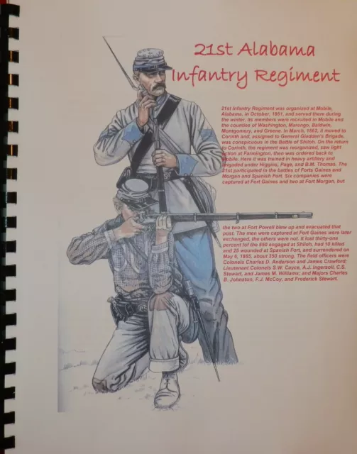 Civil War History of the 21st Alabama Infantry Regiment