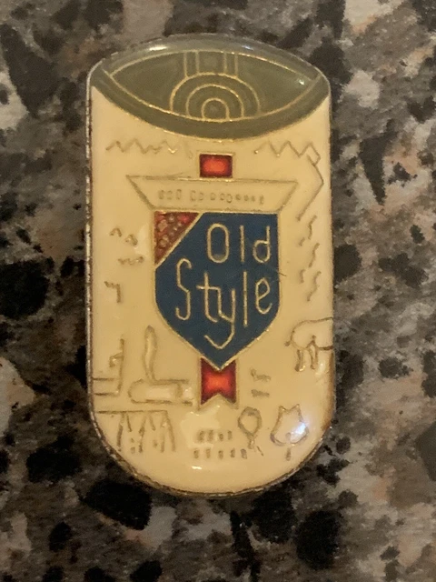 RARE Vintage Heileman's OLD STYLE BEER Can Pin Lapel Pin, Tie Tack , Hat Pin
