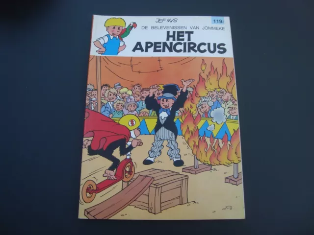 Jommeke Strip / Comics Folge 119 " Het Apencircus " Jef Nys farbig