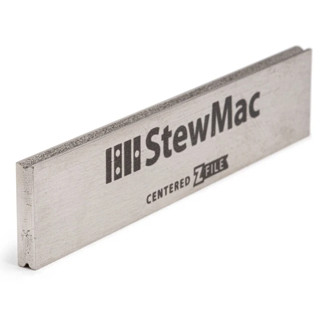 StewMac Compact Z-File Guitar Fret Crowning File, 150-Grit, Centered